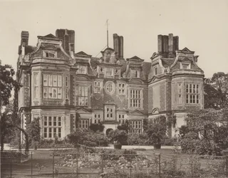 Swateley Hall, Uxbridge, die Gartenfront