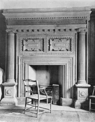 Der Kamin im Gästezimmer