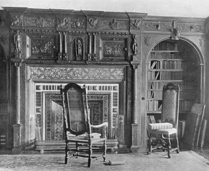 Das Nordende der Bibliothek