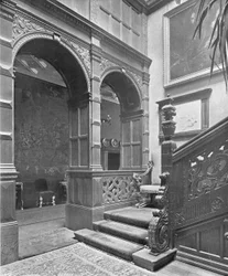 Die Eichenholztreppe