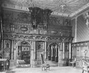 Der Paravent im Esszimmer