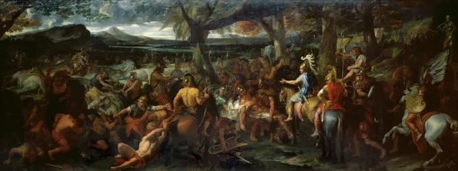 Alexander und Porus, in der Schlacht am Hydaspes, ca. 1673