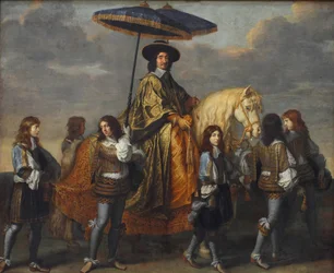 Kanzler Séguier beim Einzug von Ludwig XIV. in Paris, 1660