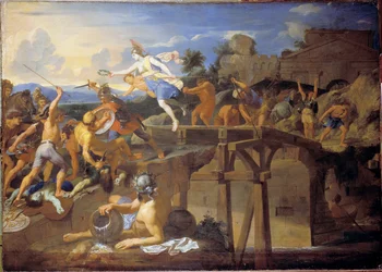Horatius Cocles verteidigt die Brücke