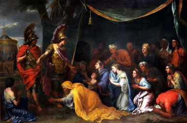 Die Königinnen von Persien zu Füßen Alexanders, auch genannt Das Zelt des Darius, ca. 1660