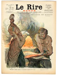 Cover von „The Red Laughter“, Nummer 37, Satire in Farben