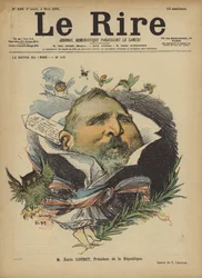 Emile Loubet, Illustration für Le Rire