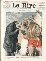 Illustration von Charles Leandre (1862-1934) für das Cover von Le Lire