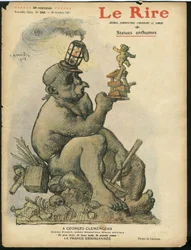 Illustration von Charles Leandre (1862-1934) für das Cover von Le Rire