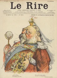König Edward VII. von England, Illustration für Le Rire