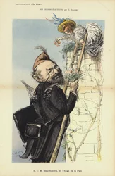 Léon Bourgeois, französischer Politiker, Illustration für Le Rire