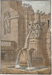 Brunnen in einem Innenhof