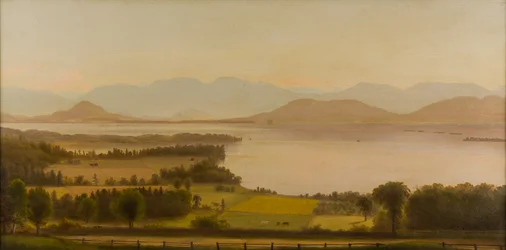 Dampfer vor Shelburne Point, 1850-1890