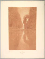 Suite de Paysages: Landschaft, Platte 2, Remarque, Sternblumen, 1892-1893
