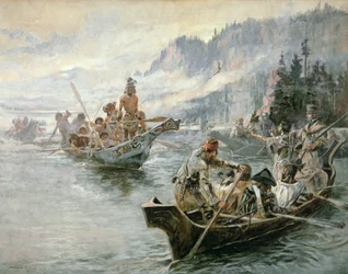 Lewis & Clark am unteren Columbia River