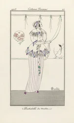 Morgenkleid, aus Costumes Parisiens, veröffentlicht 1913