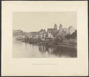 Mündung der Mosel bei Koblenz