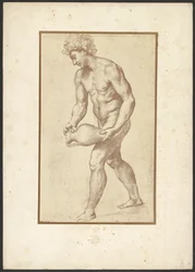 Mann mit einer Vase von Raphaël