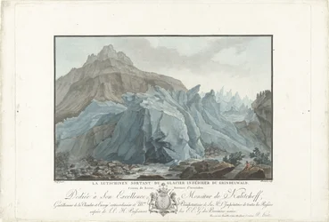 Gletscher bei Grindelwald (Vues remarquables des montagnes de la Suisse)