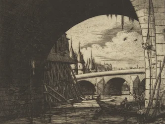 Torweg, Pont Notre-Dame, Paris, 1853