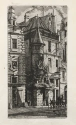 Haus mit einem Turm, rue de la Tixeranderie, Paris