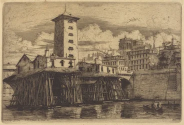 Die Notre-Dame-Pumpe, Paris