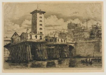Die Notre-Dame-Pumpe, Paris