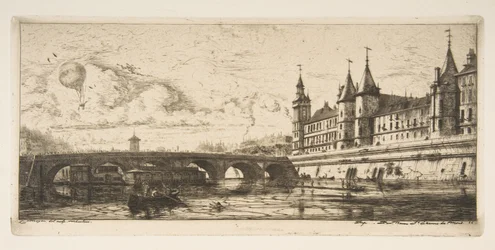 Pont au Change, Paris, aus „Radierungen von Paris“