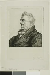 Porträt von Louis Jacques Marie Bizeul, dem bretonischen Archäologen