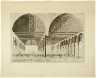 Das Vorzimmer des Palais de Justice, Paris
