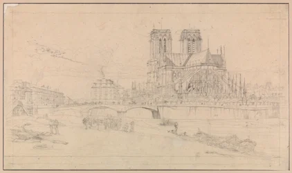 Die Apsis von Notre-Dame, Paris