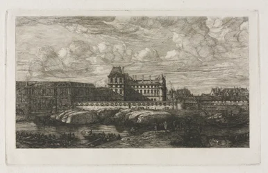 Das Alte Louvre nach einem Gemälde von Zeeman, 1651