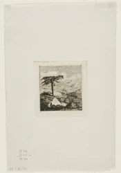 Das strohgedeckte Häuschen des alten Soldaten, Akaroa, 1845
