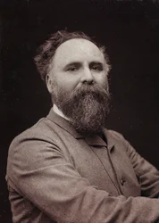 Album Artistique et Biographique, 5me année, Salon 1885; Porträt des französischen Malers Diogène Ulysse Napoléon Maillart (1840-1926)