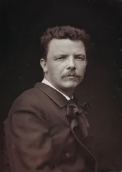 Album Artistique et Biographique, 6. Jahrgang, Salon 1885; Porträt des französischen Malers Eugène Carrière (1849-1906)