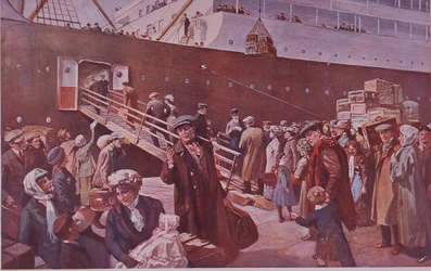 Auswanderer nach Kanada verlassen Liverpool
