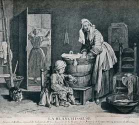 La Blanchisseuse, 18. Jahrhundert, 1916