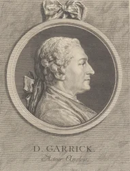 Porträt von David Garrick, 1764