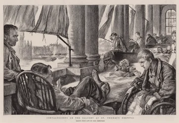 Genesende auf dem Balkon des St. Thomas