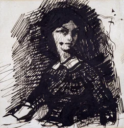 Porträt von Jeanne Duval, Mitte des 19. Jahrhunderts