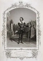 Mr. W. Davidge als Malvolio, Akt III Szene 4 von 