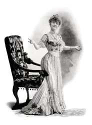 Eine Pariser Schauspielerin, Mademoiselle Charlotte Wiehe, 1901