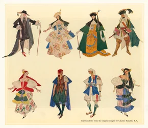 Originalentwürfe für Die Gondoliers