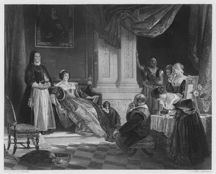 Sancho und die Herzogin, nach dem Bild in der Vernon-Galerie