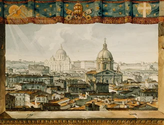 Rom von der Trinita dei Monti