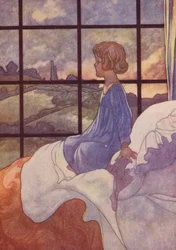 Ein roter Himmel am Morgen