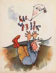 Unsinn: Mann fällt von seinem Drachen