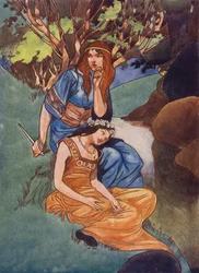 Die Frau von Prinz Boya lockte das junge Mädchen in den Wald