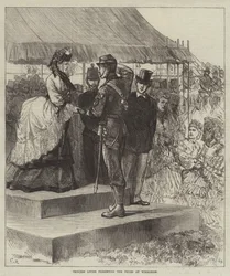 Prinzessin Louise überreicht die Preise in Wimbledon