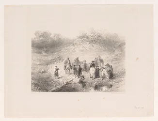 Reiter in Dünenlandschaft